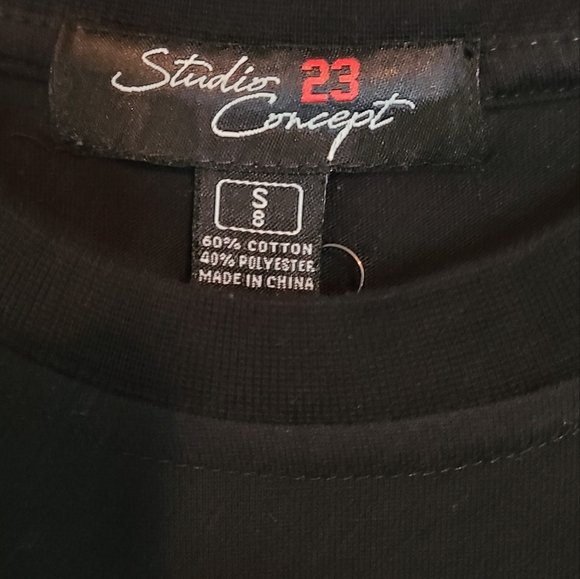 (493) Studio 23 Concept Long Sleeve T-Shirt,  Size: Small Color: Black - Picture 6 of 7